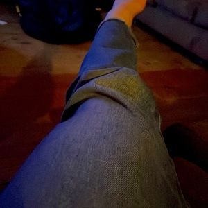 Bellbottoms with one rip